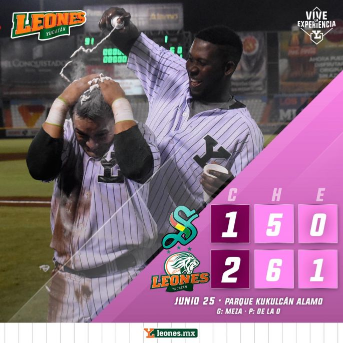 Leones barre a los Saraperos: 2x1 el último juego
