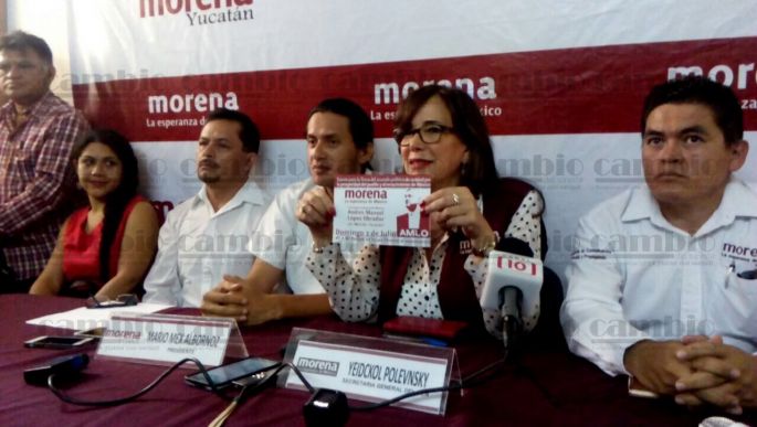 AMLO es el único líder en el país. Ganará y no necesitamos al PRD: Yeidckol Polevnsky