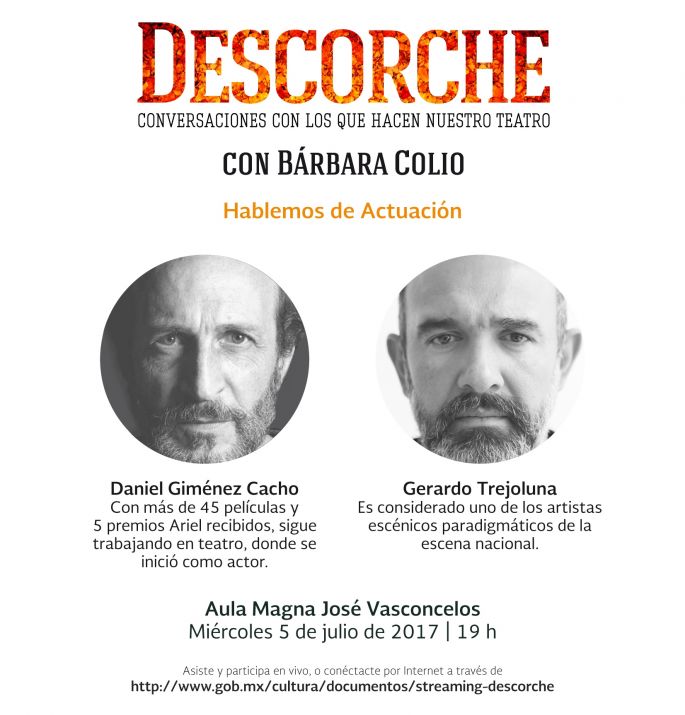 Daniel Giménez Cacho y Gerardo Trejoluna se presentan en Descorche.