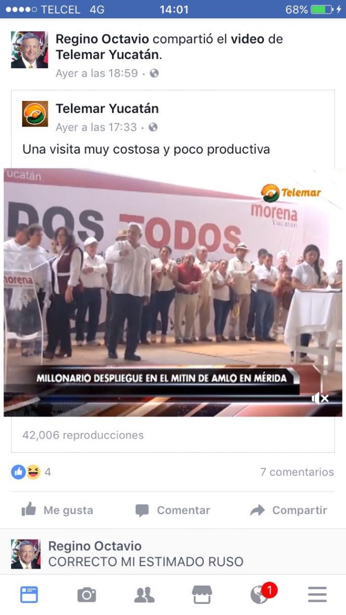 Regino Octavio, arremete en contra de su propio partido: Morena.