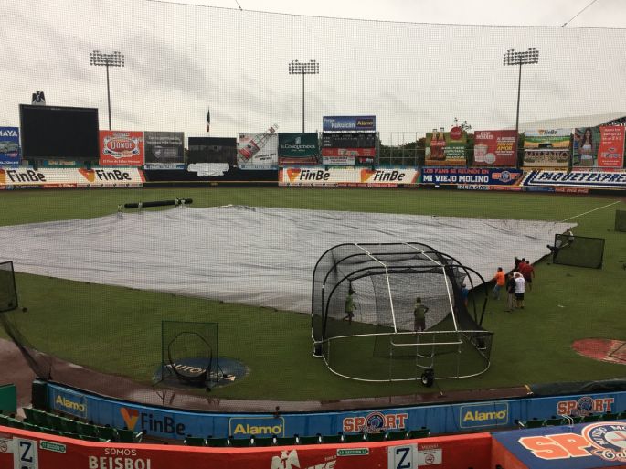 Por lluvia suspenden el 2do de la serie Leones-Bravos, mañana doble juego 