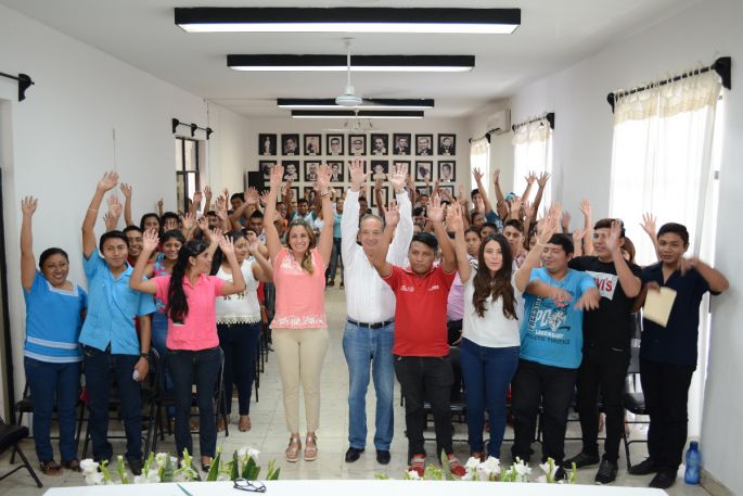 La delegación del Conafe Yucatán, lista para el arranque de ciclo escolar.
