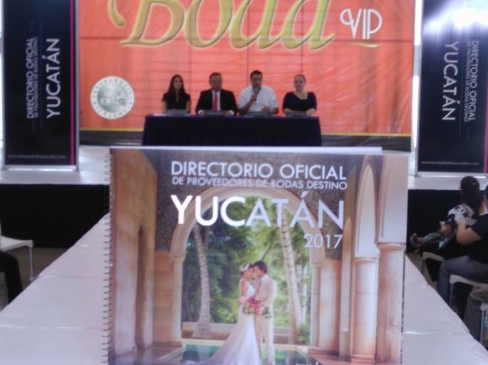 Presentan el primer directorio oficial de Expo Bodas Yucatán 2017