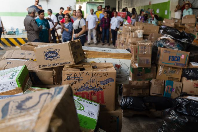 Yucatecos apoyan a Morelos con 45 toneladas de víveres