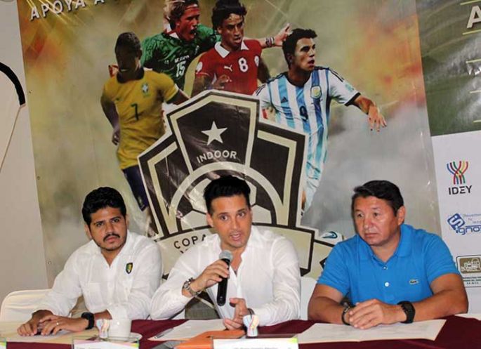 La Copa América Yucatán de Fútbol Indoor este próximo 30 de septiembre en el Poliforum.