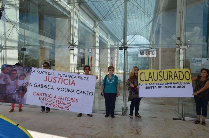 Clausuran la sede del Poder Judicial del Estado.