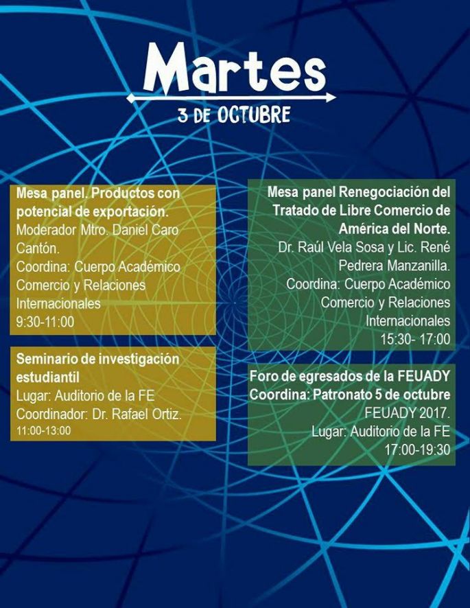 Inicia la celebración del 46 aniversario de la fundación de la Facultad de Economía de la Uady