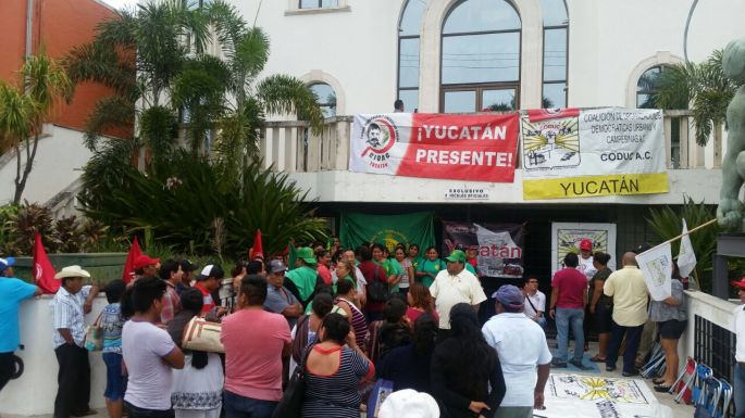 Organizaciones campesinas toman la Sedatu