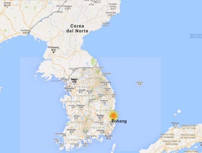 Dos terremotos de magnitud 5.5 y 5.4 sacuden la costa oriental de Corea del Sur