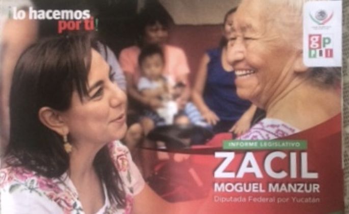 Zacil Moguel Manzur quiere ser senadora, ni la burla perdona
