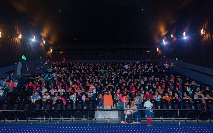 Lleva DIF estatal a más de 600 infantes a función de cine gratuita 