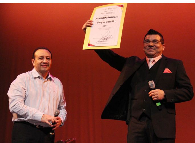 Homenaje a Sergio Carrillo por 30 años de trayectoria