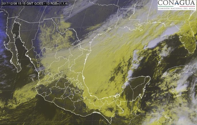El ingreso del frente frío 14, favorecerá Norte con rachas superiores a los 70 km/h 