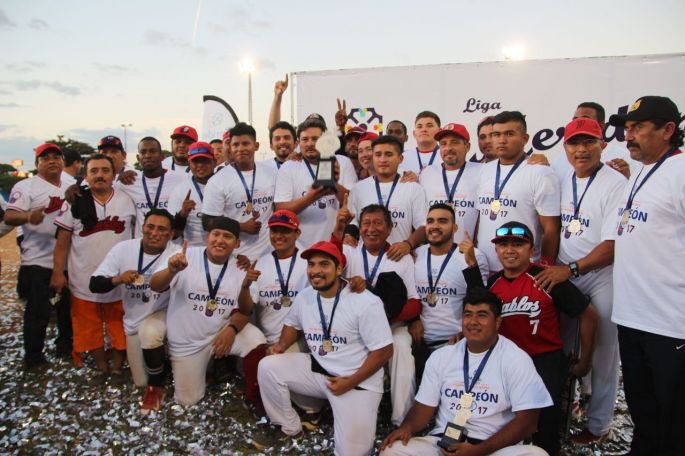 Los Diablos de la Bojórquez, Campeones de la Temporada 2017 de la Liga Meridana de Béisbol