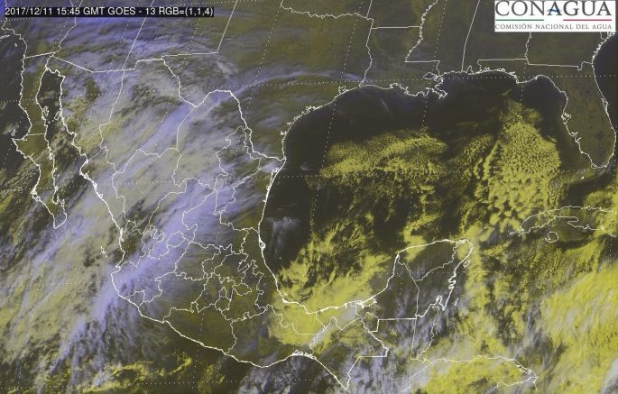 La temperatura promedio en Yucatán esta mañana fue de 13.2 grados centígrados