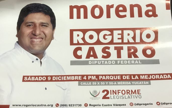 Al estilo PRI, Rogerio Castro Vázquez de MORENA, está "tirando" dinero para hacerse publicidad