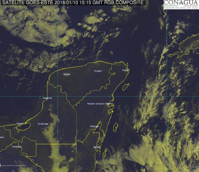 Mérida amanece muy fría, se registra esta mañana una temperatura mínima de 10.6°C
