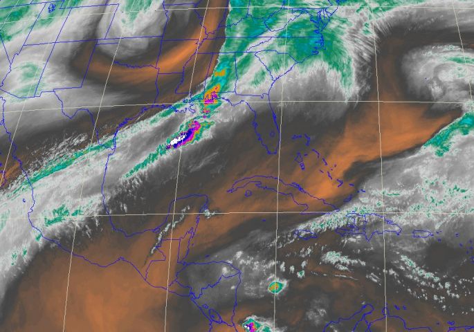 Potencial de lluvias en la región para los próximos días