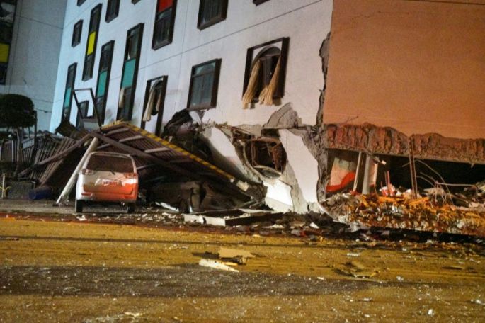 Al menos dos muertos, más de 200 heridos y 177 desaparecidos por un terremoto en Taiwán