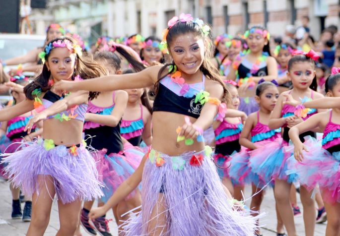 Gran festejo familiar en el Carnaval Infantil⁩