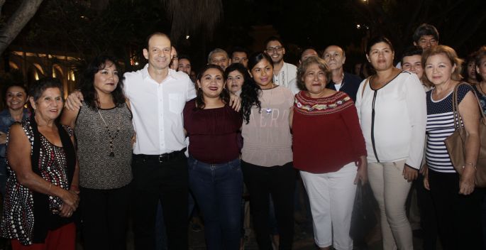 Fernando Xacur García, arranca campaña en el corazón de Mérida