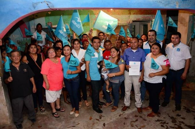 Nueva Alianza con fuerte presencia en Peto