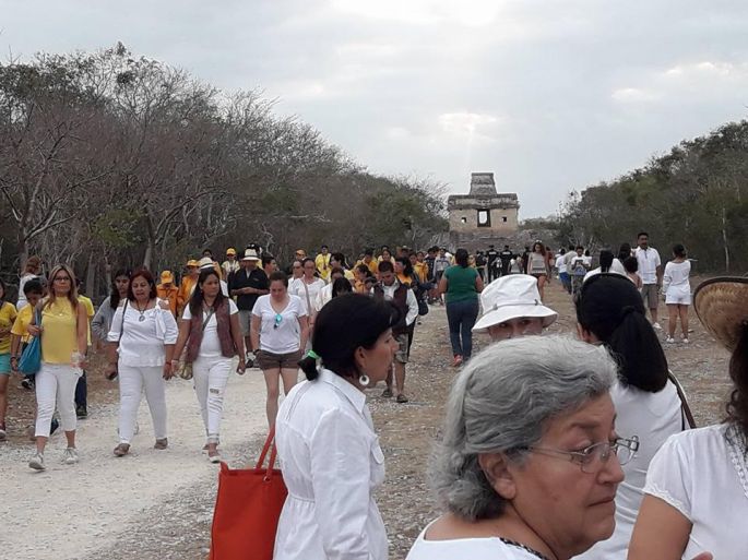 Por culpa del frente frío, no se ve el fenómeno de luz en Dzibilchaltún