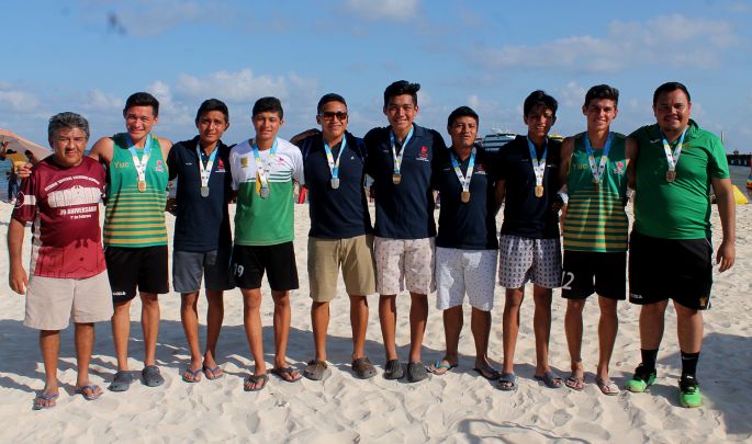Cinco duplas de Yucatán del voleibol de playa califican a la cita nacional