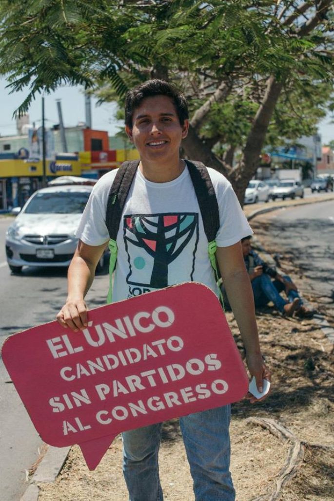 Adrián Gorocica, el joven que desafía a la clase política
