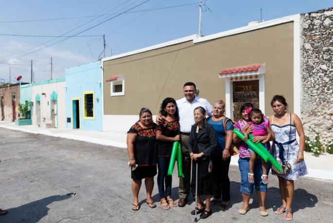 Con respaldo del Gobierno del Estado, colonias de Mérida lucen rostro renovado y limpio