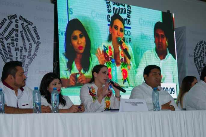 Mariana Cruz ofrece mejores reformas fiscales a favor de empresarios en el  Foro Democrático 2018
