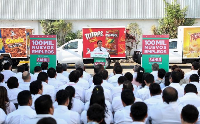 Cien mil nuevos empleos para los próximos 6 años: Sahuí