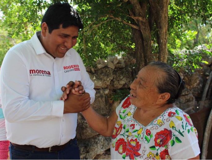 Visita Rogerio Castro el poniente del Estado