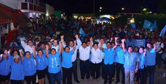 Gran apertura de campaña de Nueva Alianza en Samahil