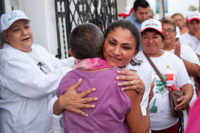 Mala estrategia de la imagen de la candidata del PRI en Progreso
