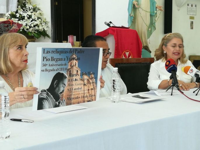 Reliquias de San Pío llegarán a Mérida