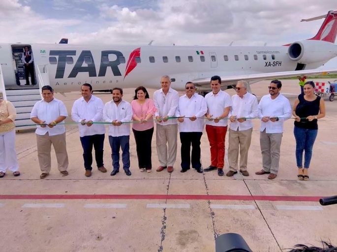 Mérida y Querétaro están conectadas desde hoy por TAR Aerolíneas