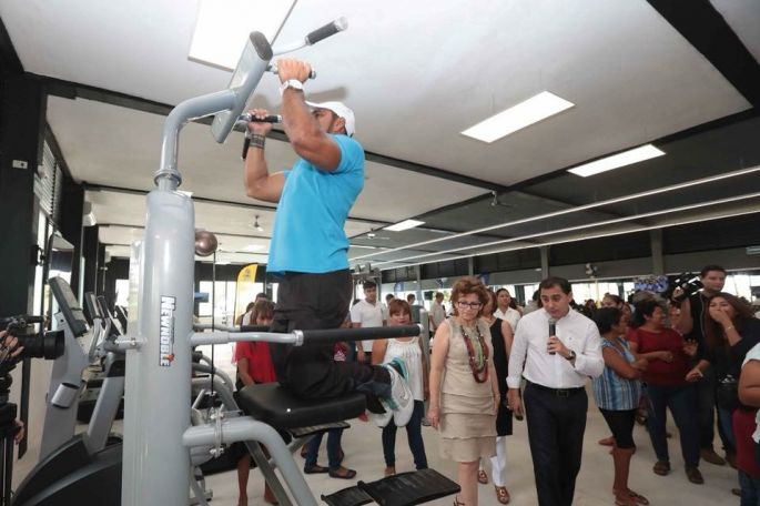 Inesperado éxito del gimnasio público del sur de la ciudad, la demanda satura ese moderno servicio 