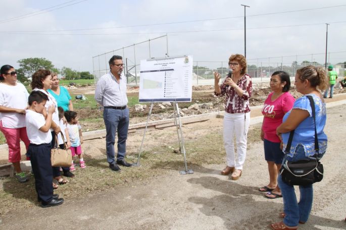 Nuevos y mejores espacios públicos en el oriente de Mérida 