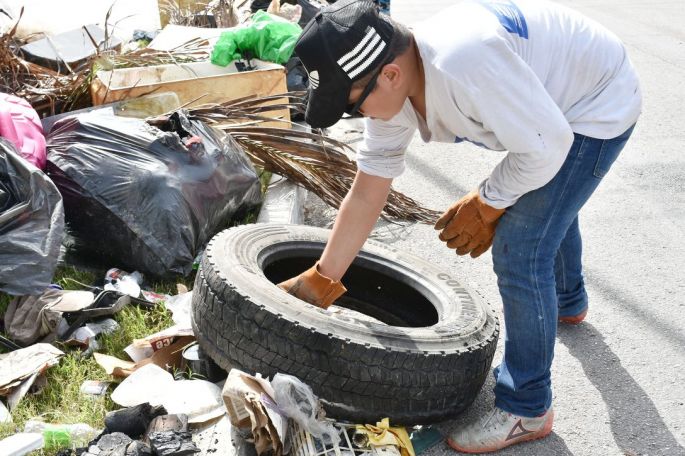 Concluye segundo operativo de descacharrización de Mérida y comisarías  