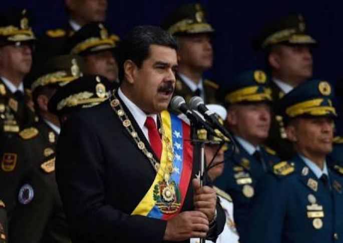 Evacuan a Maduro en un acto político por aparente atentado