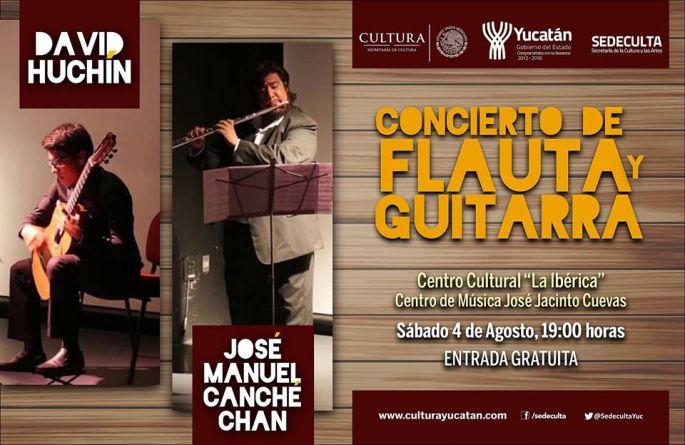 Binomio de jóvenes músicos ofrecerá concierto de flauta y guitarra