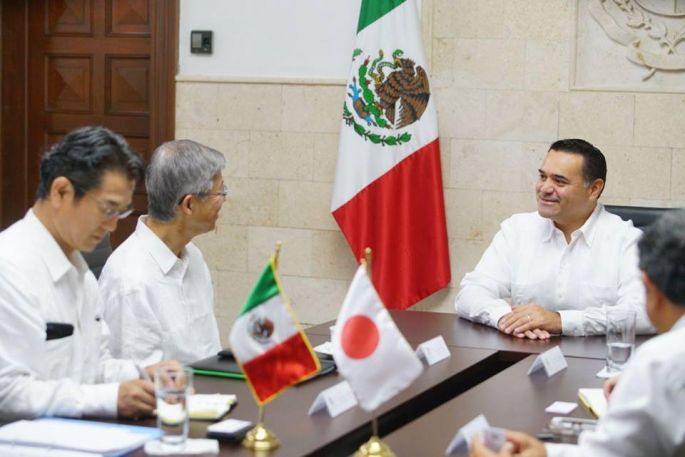Renán Barrera acuerda reafirmar los lazos e intercambios entre Mérida y Japón
