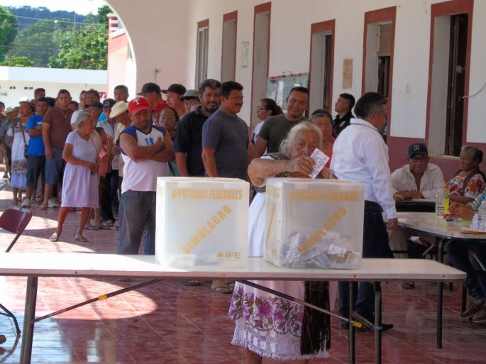 Tranquila y participativa jornada para elegir comisarios en Ticul