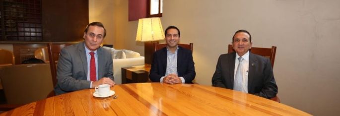 Se reúne Mauricio Vila con dirigentes nacionales del sector empresarial 