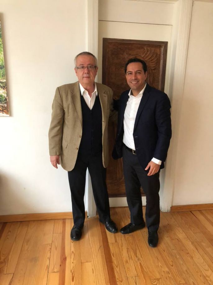 El Gobernador Mauricio Vila Dosal se reúne con Carlos Urzúa, próximo secretario de Hacienda Federal 