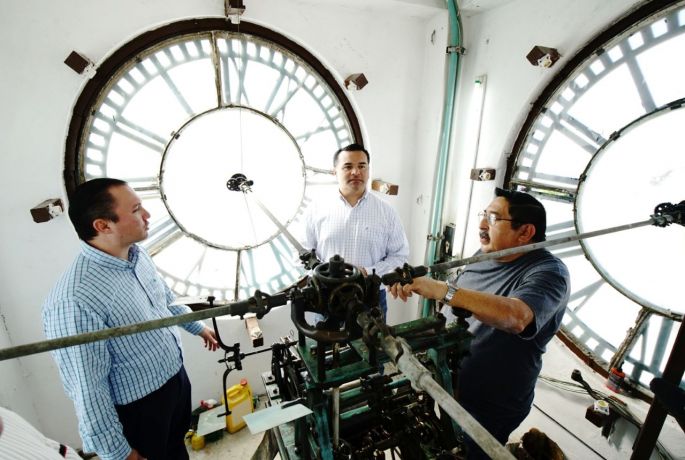 Destacan la importancia del reloj municipal, símbolo y testigo del crecimiento de Mérida