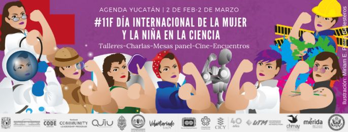 Celebrarán el Día de la Mujer y la Niña en la Ciencia con 16 eventos en febrero y marzo