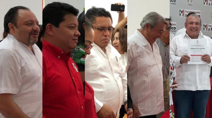5 aspirantes para contender por la Presidencia y Secretaría General del PRI estatal  