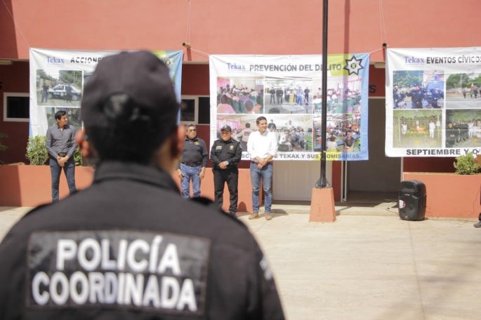 Continúan los trabajos para mejorar Tekax, ahora le tocó a las instalaciones de Seguridad Pública